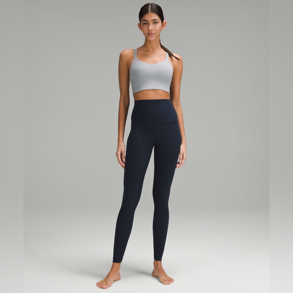 Lululemon Align Super High Rise True Navy Leggings 28” size 6